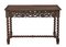 Antique Carved Oak Side Table from Waring and Gillow, Image 2