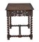 Antique Carved Oak Side Table from Waring and Gillow 3