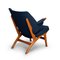 Fauteuil Modèle 14L Vintage Bleu de Poul Hundevad, Danemark, 1950s 6