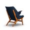 Vintage Danish Blue Model 14L Armchair from Poul Hundevad, 1950s, Image 2