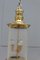 Mid-Century Italian Brass and Satin Glass Cylinder Lantern from Lumi, 1950s 8