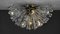 Deckenlampe oder Wandleuchte aus Messing mit Kristallglas von Emil Stejnar für Rupert Nikoll, 1950er 2