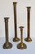 Brass Candleholders, 1960s, Set of 4, Image 1