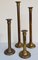 Kerzenhalter aus Messing, 1960er, 4er Set 2