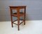 Art Deco Oak and Cut Glass Console Table with Drawer, Image 3