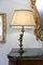 Lampada da tavolo vintage in ottone, anni '50, Immagine 3