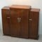 Large Art Deco French Rosewood Wardrobe, 1930s 5