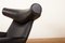 Mid-Century Tubular Steel and Black Leather Model AP-46 Ox Lounge Chair and Ottoman Set by Hans J. Wegner for AP Stoelen, 1960s, Set of 2, Image 13