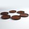 Teak Coasters by Laurids Lonborg, 1960s, Set of 6, Image 5