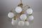 10-Light Chandelier by Orion, 1980s 8