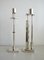 Silver Plate and Brass Candleholders by Ettore Sottsass for Swid Powell, 1980s, Set of 2 13