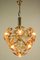 Lámpara colgante Blossom vintage de cristal de Murano de Mazzega, años 60, Imagen 3