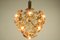 Lámpara colgante Blossom vintage de cristal de Murano de Mazzega, años 60, Imagen 2