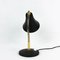 Black Metal and Brass Cocotte Table Lamp, 1950s, Image 4