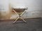 Vintage Italian Bar Table with Removable Tray from Banci, 1970s, Image 3