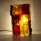 Brutalist Multicolored Glass Sconce, 1970s 15