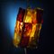 Brutalist Multicolored Glass Sconce, 1970s 13