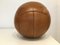 Vintage Leder 5kg Medizinball, 1930er 3