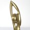Mid-Century Brass Statue of Stylized Mother with Child in Hagenauer Werkstätte Style, Image 9