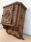Hand-Carved Hanging Cabinet, 1940s 13