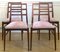 Afromosia & Velvet Dining Chairs by Richard Hornby for Fyne Ladye, 1960s, Set of 4 3