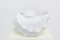 Vaso in ceramica a forma di conchiglia, bianco, anni '60, Immagine 5