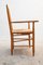 Side Armchair with Raffia Seat, Sweden, 1960s, Image 3