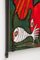 Large Heibi Ceramic Wall Plaque with Fish from West German Pottery, 1960s 3