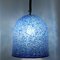 Lámpara colgante en azul de Gae Aulenti para Vistosi, años 70, Imagen 4