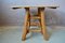 Table de Ferme Vintage Brutaliste 2