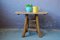 Table de Ferme Vintage Brutaliste 5