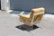 Italian Geometric Velvet and Acrylic Glass Lounge Chair, 1960s 2