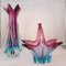 Murano Vase und Schale mit Griff, 1950er, 2er Set 4