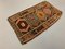 Petit Tapis Mini Kilim Vintage Rose, Marron & Beige, Turquie, 1960s 2