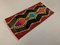 Tappeto mini Kilim vintage piccolo rosso, rosa e nero, Turchia, anni '60, Immagine 2