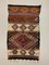 Petit Tapis Kilim Vintage en Laine Marron, Rouge & Beige, Turquie, 1960s 1