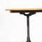 French Cast Metal Base Kronenbourg Café Dining Bistro Table Model 4, 1930s 5