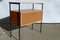 Minimalistischer Modell 1355 Nachttisch mit Schubladen aus Teak und Stahlrohr, 1960er 8