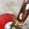 British Army Copper Cantilever Tilting Wall Light with Red Festoon Shade, 1980s 5