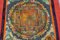Thangkas tibetano de tela pintada con seda y terciopelo, años 50. Juego de 2, Imagen 4