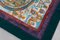 Tibetan Thangkas in Painted Fabric Framed in Silk and Velvet, 1950s, Set of 2 5
