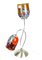 Murano Glass Lamp Red Murrina Millefiori from Made Murano Glass, Image 9