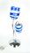 Murano Glass Lamp Blue Sbruffo from Made Murano Glass 6