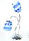 Lampe Sbruffo en Verre de Murano Bleue de Made Murano Glass 1