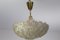 Glass Flower Chandelier by Ercole Barovier for Barovier & Toso, 1950s, Image 1