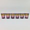 Set di 6 bicchieri Art Déco in vetro ametista di Walther & Sohne, Germania, anni '50, set di 9, Immagine 10