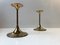 Model Hi-Fi Brass Candlesticks by Max Brüel for Torben Orskov, 1960s, Set of 2 2