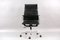 Mid-Century Chrome and Leather Model EA 119 Swivel Chair by Charles & Ray Eames for Vitra 10