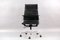 Mid-Century Chrome and Leather Model EA 119 Swivel Chair by Charles & Ray Eames for Vitra 2