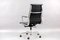 Mid-Century Chrome and Leather Model EA 119 Swivel Chair by Charles & Ray Eames for Vitra 3